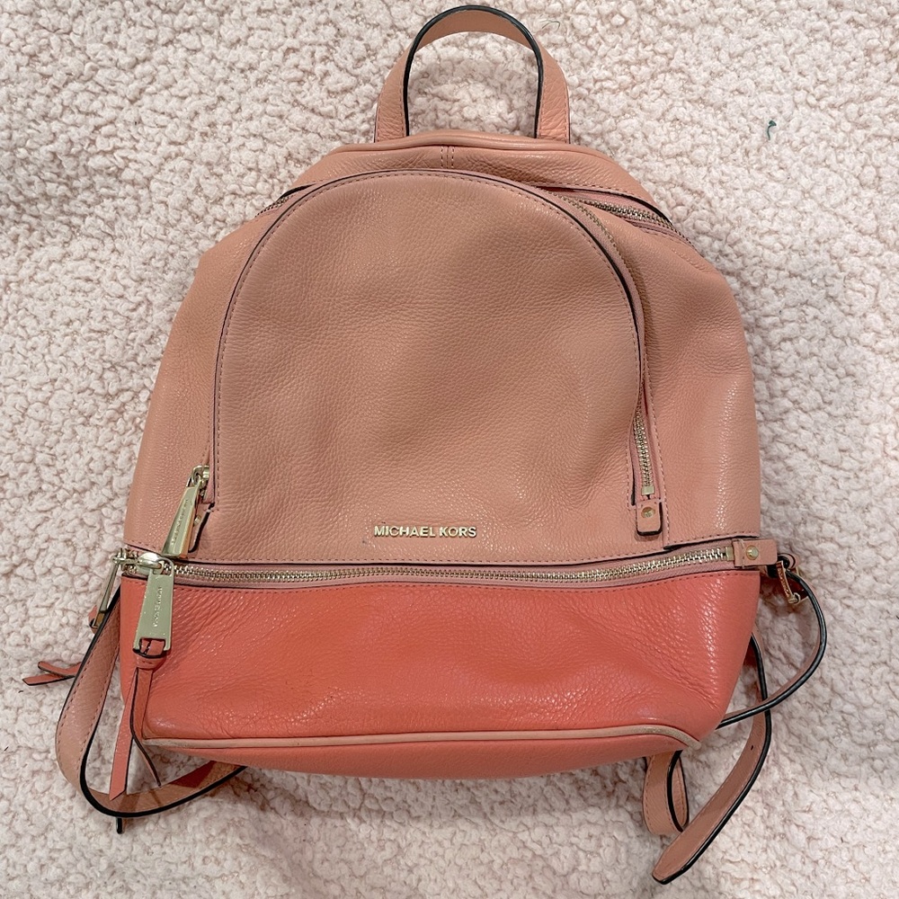 Michael Kors Pink Backpack